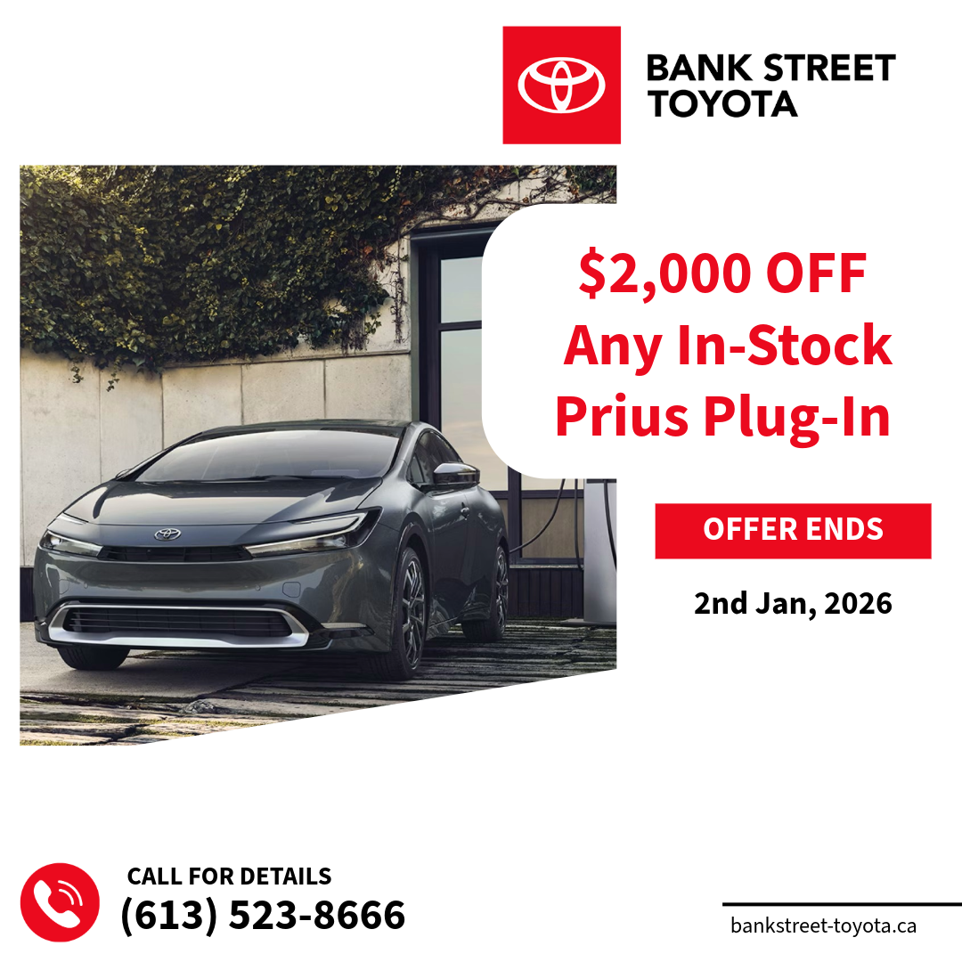 Get $2,000 OFF Any In-Stock Prius Plug-in Hybrid: Limited Time!