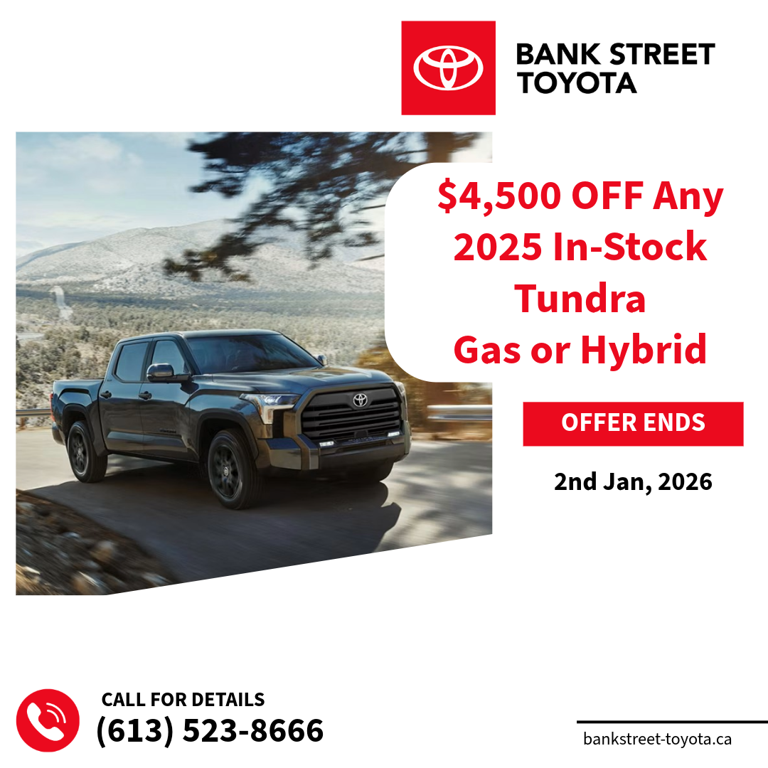 Get $4,500 OFF Any In-Stock 2025 Tundra: Limited Time!
