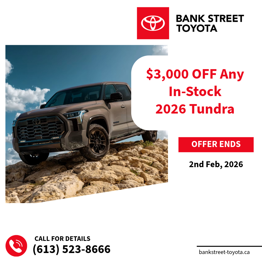 Get $3,000 OFF Any In-Stock 2026 Tundra